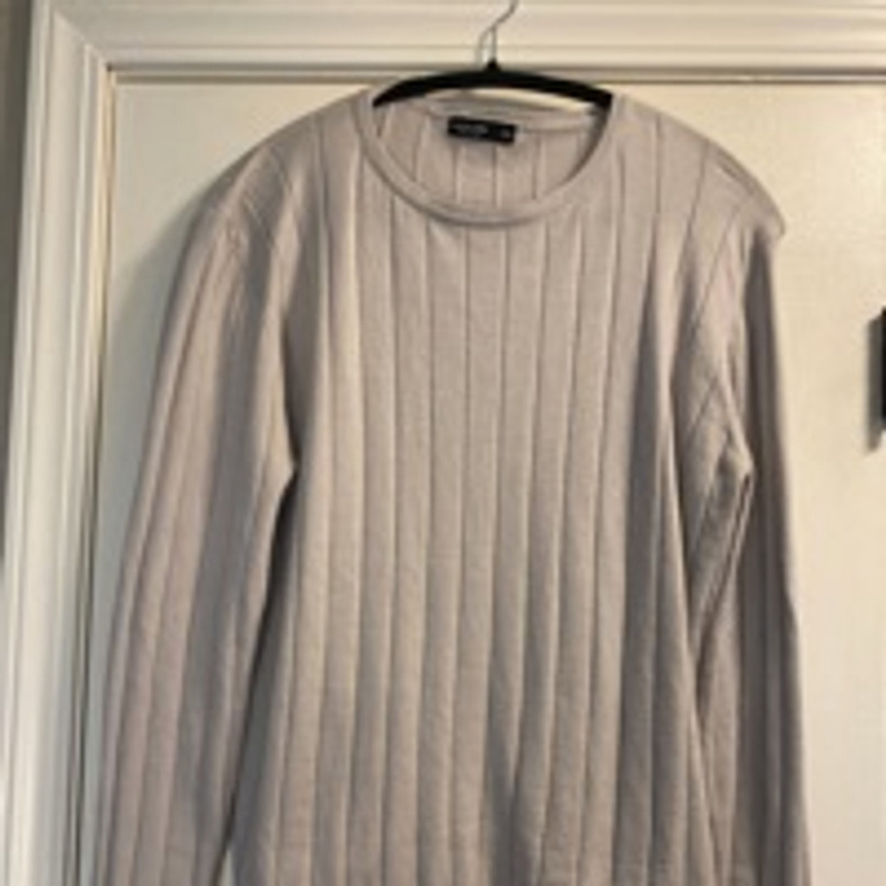 Women's SHEIN CURVE Sweater 3XL light grey Long Sleeve